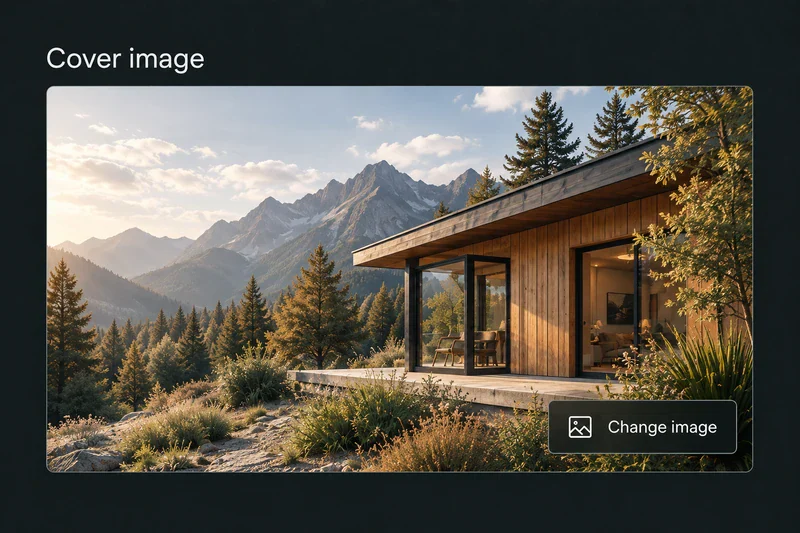 Illustrative example: Replace a photograph